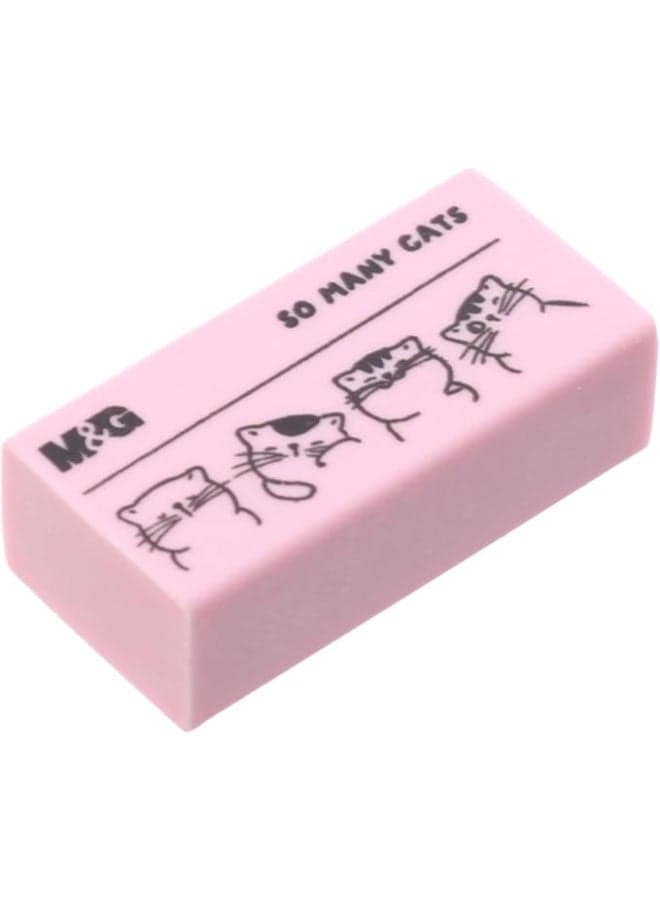 So Many Cats Eraser, Fun Correction for Kids’ Art, Soft & Clean Erase - Assorted Color (٣)