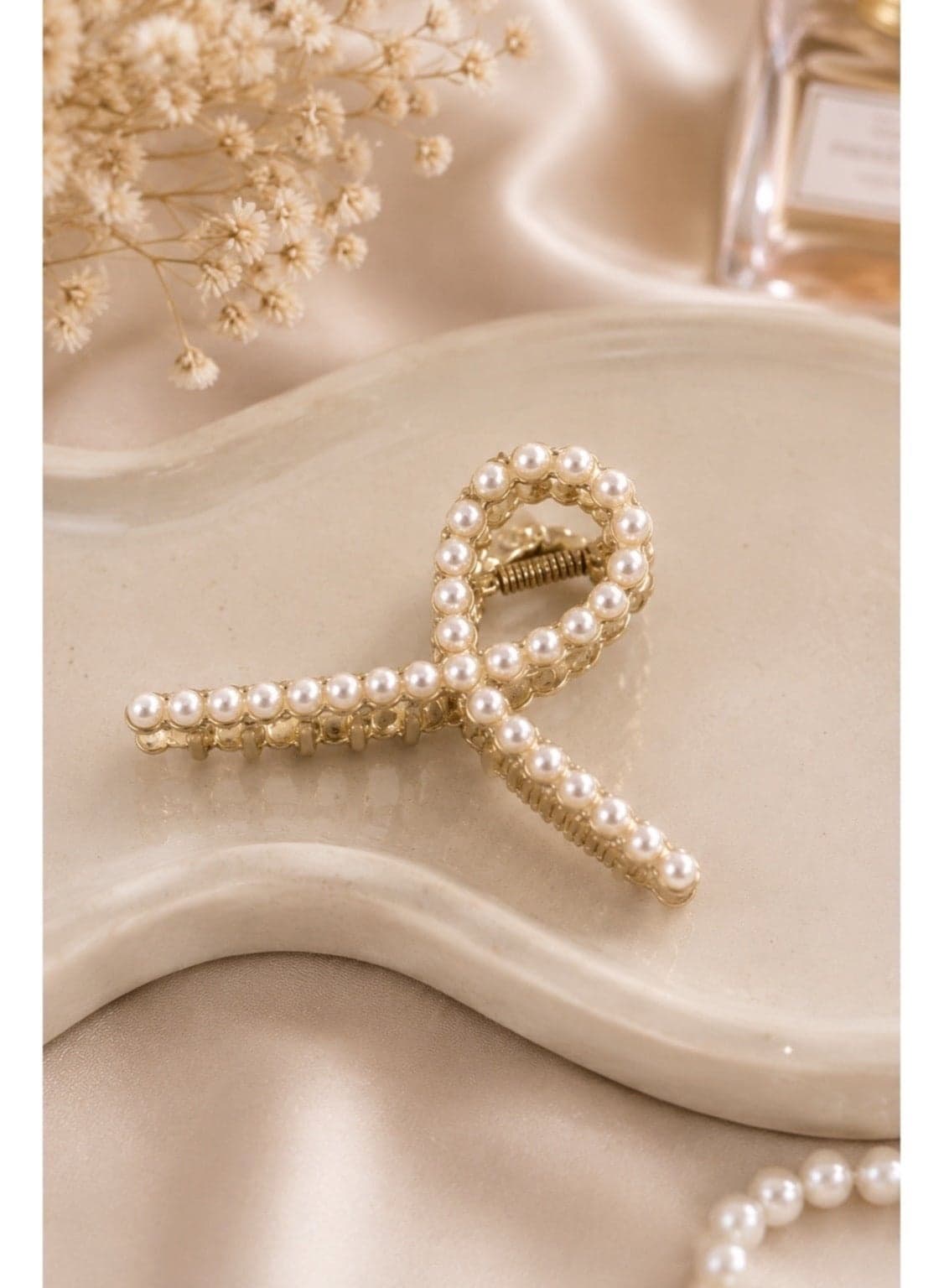 Pearl Hair Claw Clip Styling Scissors (2)