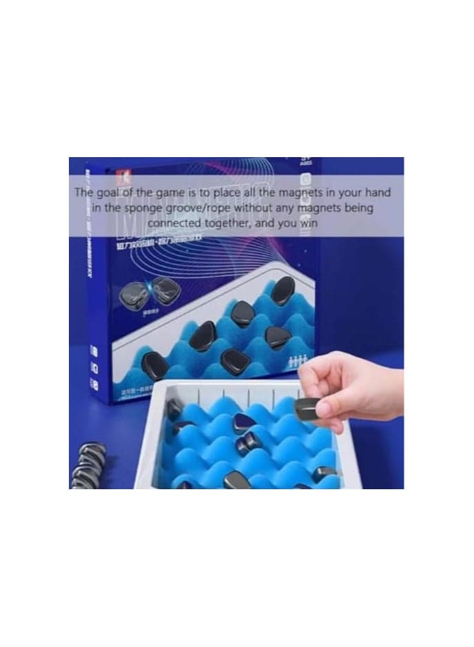 KnjoFly Magnetic Chess Game, Fun Table Top Magnet Game, Magnet Board Game, Strategy Game for Kids & Adults, Family Party Games (A) (٣)