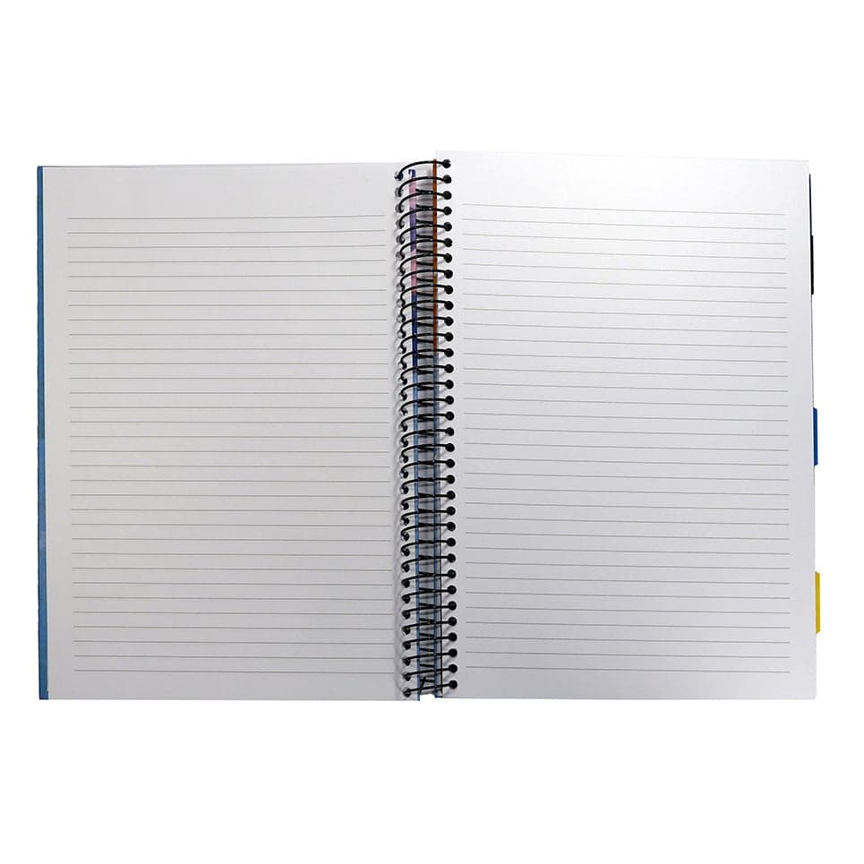 Hard Cover Notebook – Durable Solid Cover, 160 Sheets With 4 Dividers, Smooth Paper, Ideal for School, Office & Daily Notes (٢)