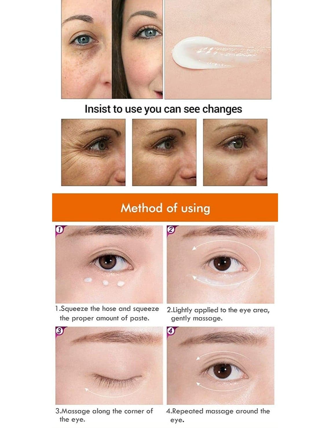 Whitening Eye Cream With Vitamin C & Hyaluronic Acid 25ml (6)