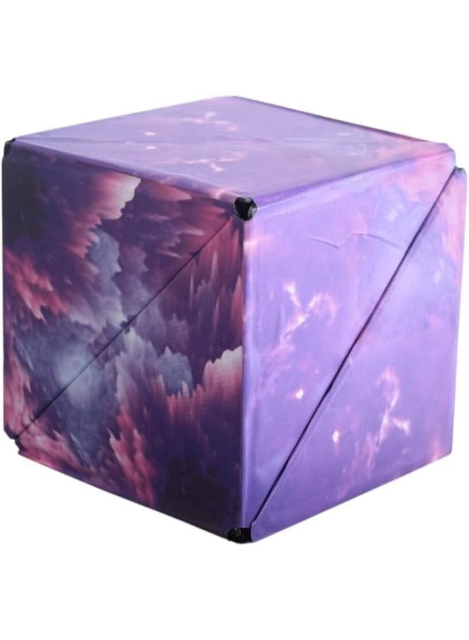 Changeable Magnetic Magic Cube - Purple Generic-AS-MS-1-294-Purple Magnets & Magnetic Toys