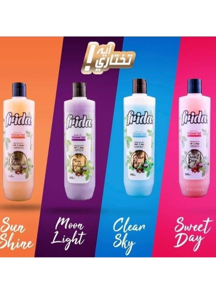 Frida Bath & Shower Gel Sweet Day 650 Ml + Lofa Multi Color (5)