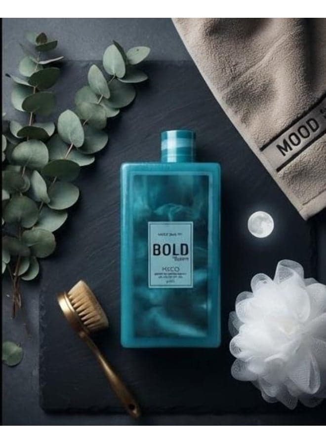 Mood Bold Shower Gel 750 Gm + Lofa Multi Color ( Packaging may vary) Shower Gels & Body Wash (٩)