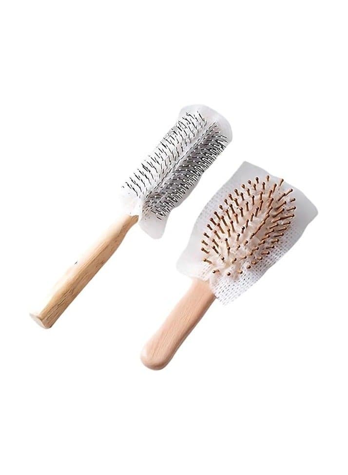 Hair Catching Brush Covers – Easy-Clean Net – 50pcs (5)