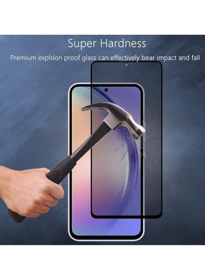 Screen Anti-Spy Tempered Glass Screen Protector for Samsung A34 Anti-Spy Tempered Glass Film, 9H Hardness, Anti-Scratch, Privacy Screen Protector Big Edge Mobile Screen Protectors (8)