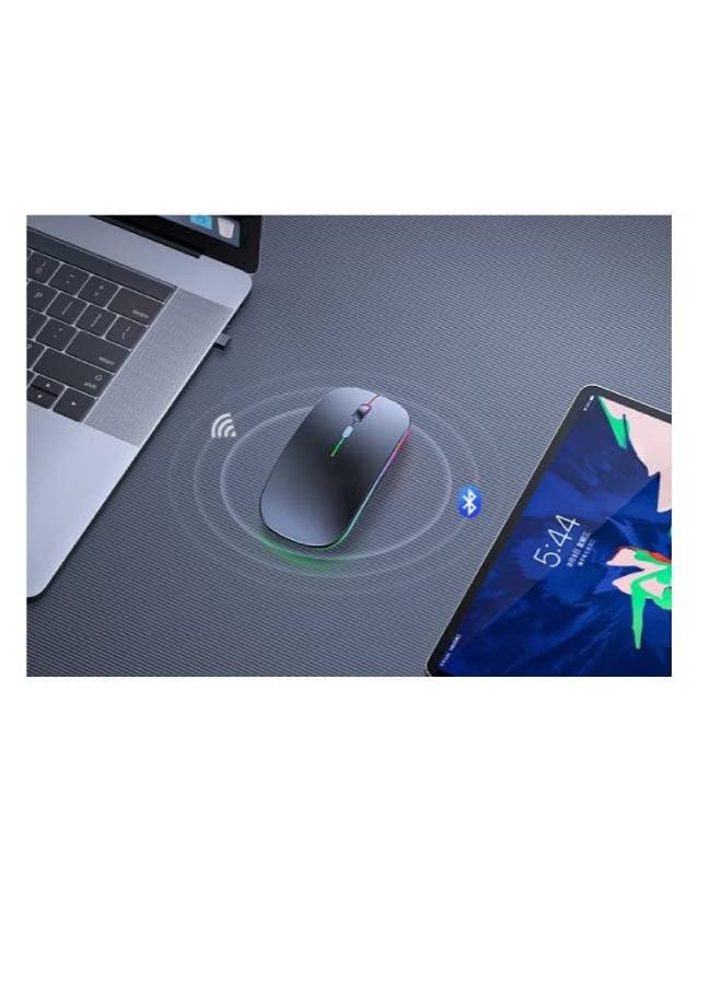 Wireless Computer Mouse W10 Rechargeable Slim Silent Multicolour (3)
