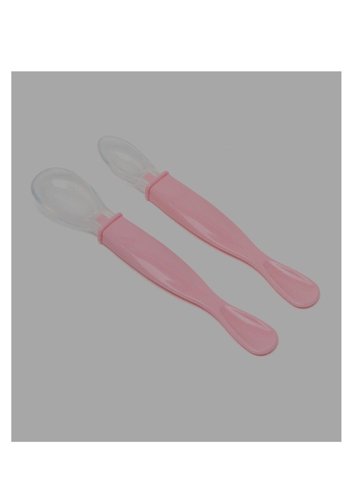 Silicone Feeding Spoon For Baby-(2 pcs) Forks, Knives & Spoons (٢)