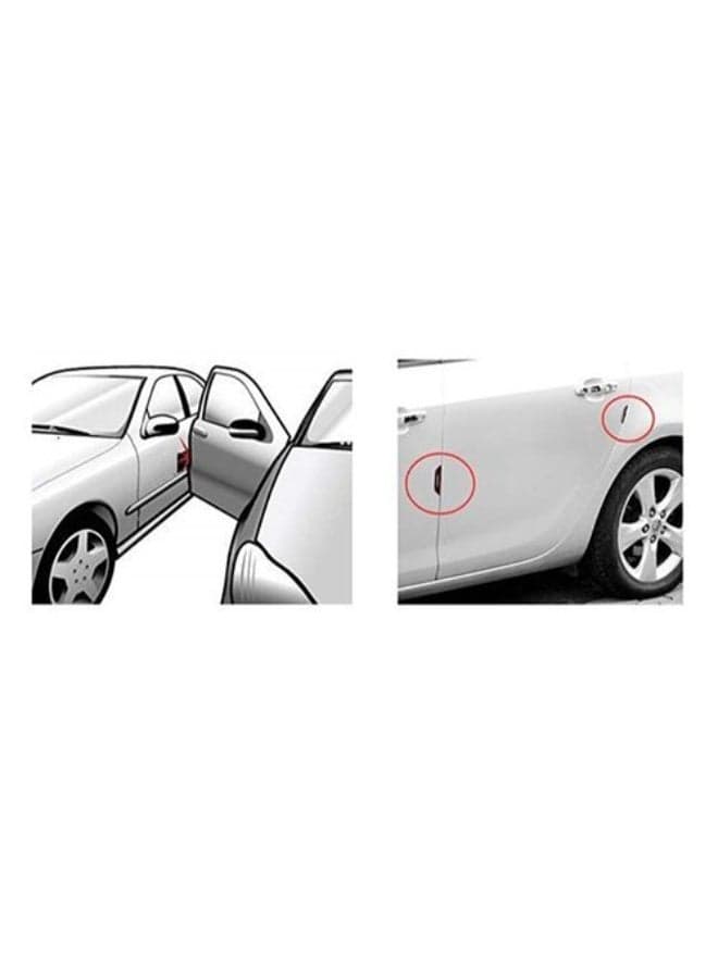 Hyundai Flexible Silicone Anti-Scratch Car Door Stopper - Door Edge Protector - Set of 4 Pieces Decals & Stickers (٢)