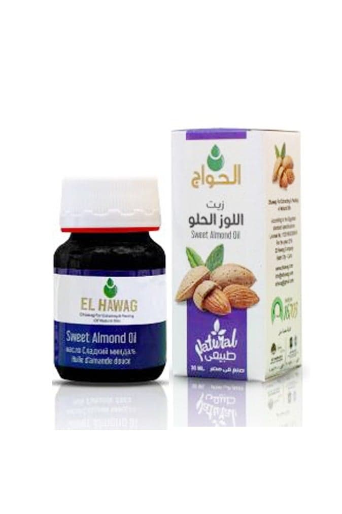 Pure and Natural Organic Sweet Almond Oil for Hair and Body 30ml Body Oils & Mud Packs