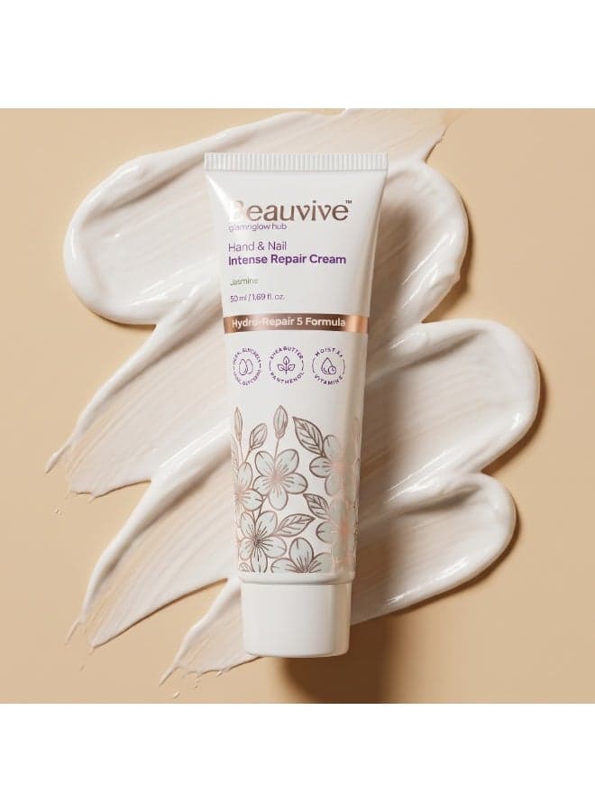 Beauvive Hand & Nail Intense Repair Cream – Jasmine Foot Creams & Lotions (٤)