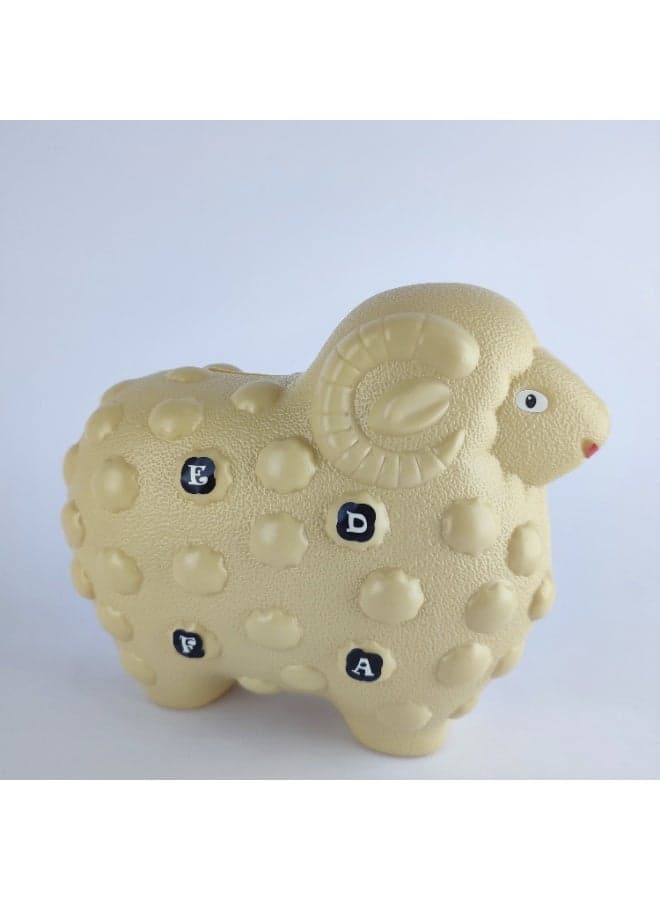 Strong Plastic Sheep-Shaped Money Saving Box – Cute Design for Kids Money Banks (٥)