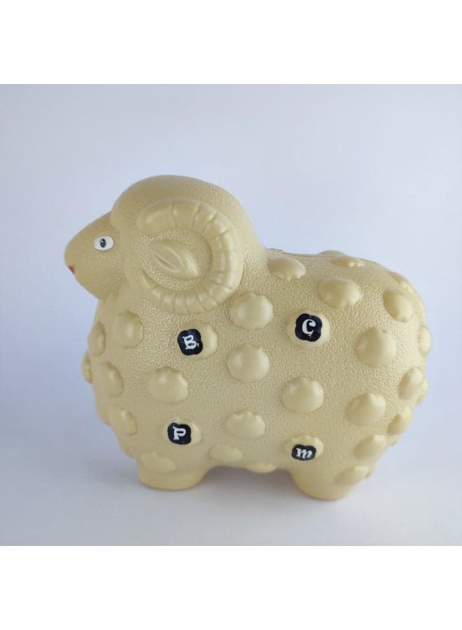 Strong Plastic Sheep-Shaped Money Saving Box – Cute Design for Kids Money Banks