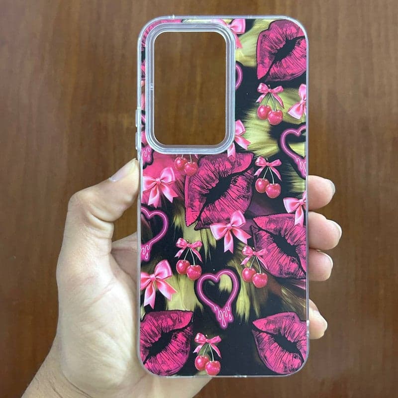 Modern, multi-shaped back cover compatible with the phone Realme 15X Cases & Covers