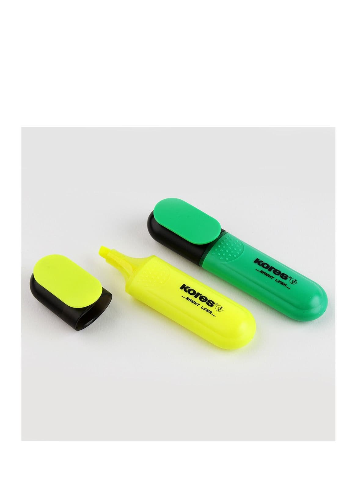 Kores Bright Liner Set of 2 Colors Stationery Highlighters (3)