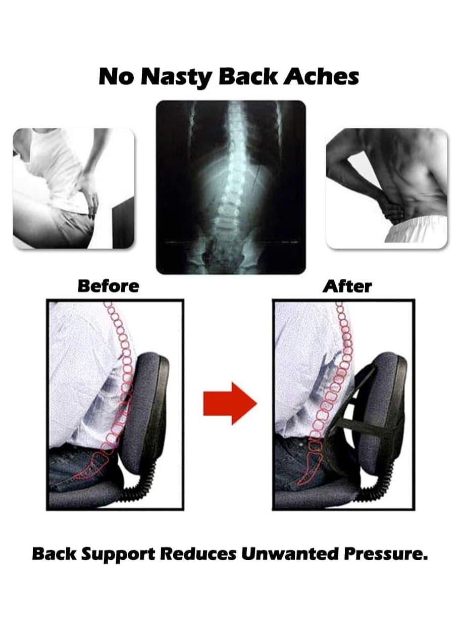 Cushion Lumbar Back Waist Brace Lumbar Cushion Seat Supports (3)