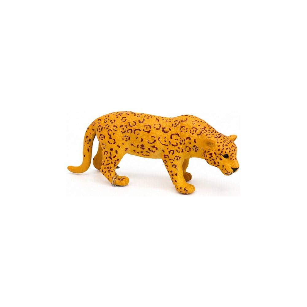 Creative Fun | Leopard Animal Figure Toy for Ages 3 and Up, Yellow Wild Cat Safari Figurine