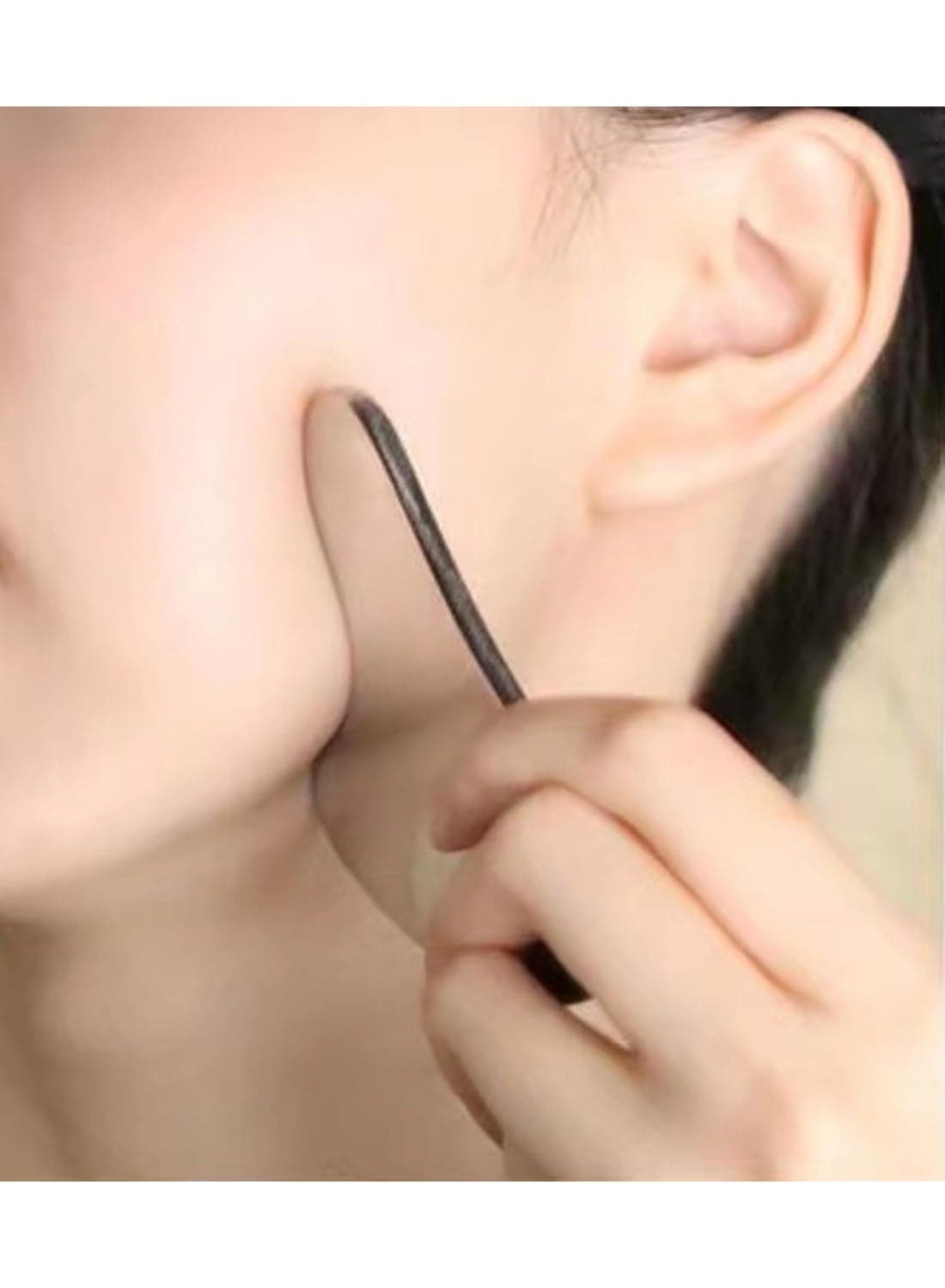 Stainless Steel Gua Sha Facial Massager Tool for Body, Face, Neck and Eyes Face Massagers & Rollers (٩)