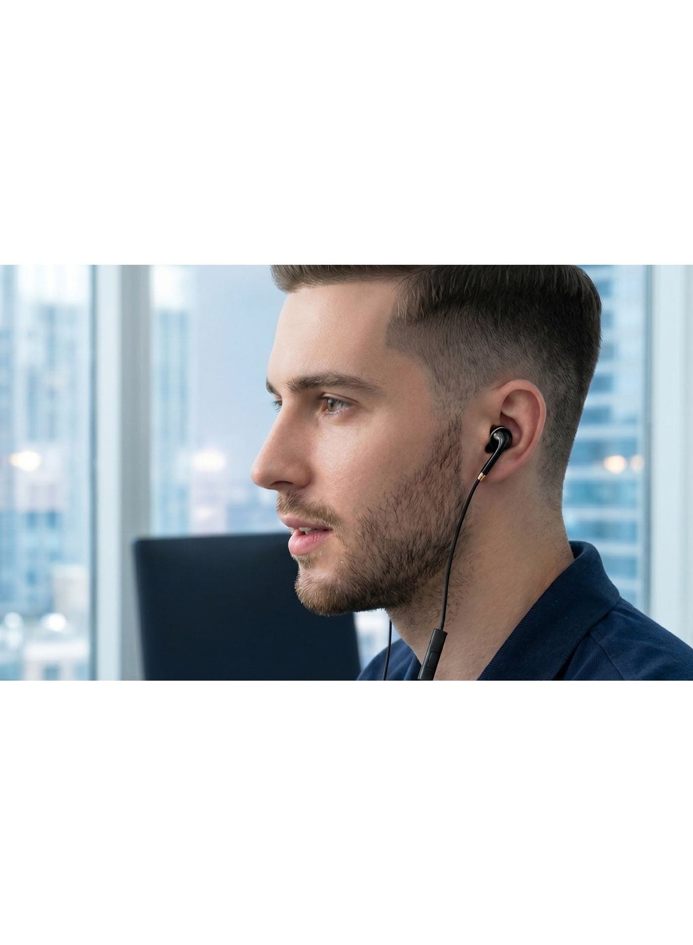 D-1977 Wired Earphones – Stereo Sound – Built-in Mic – Hands-Free Calls – Multi-Device Compatible (3)