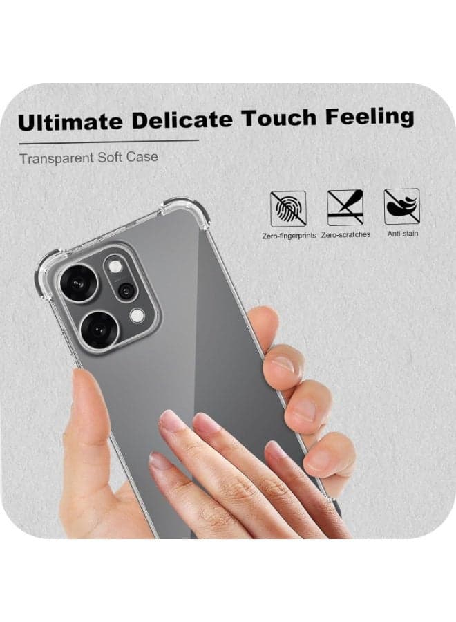 Silicone Transparent TPU Gorilla Anti-shock Protector Camera Shockproof Corners Compatible with Oppo Reno 14 Pro Cases & Covers (6)