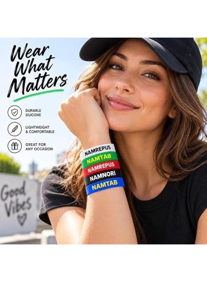 First Choice Colorful Silicone Rubber Sports & Motivational Wristbands – Flexible, Comfortable Sports Wristband for Men, Women, and Children – Assorted Colors Racquet Sports (٤)