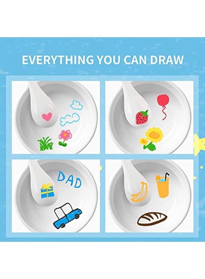 Whiteboard Marker, Magical Water Painting Pen, 11 Colors Magic Doodle Drawing Pens, Whiteboard Pen, Doodle Water Floating Painting Marker Pens, Eco-Friendly Colorful Doodle for Teaching Drawing Drawing & Painting Supplies (٤)