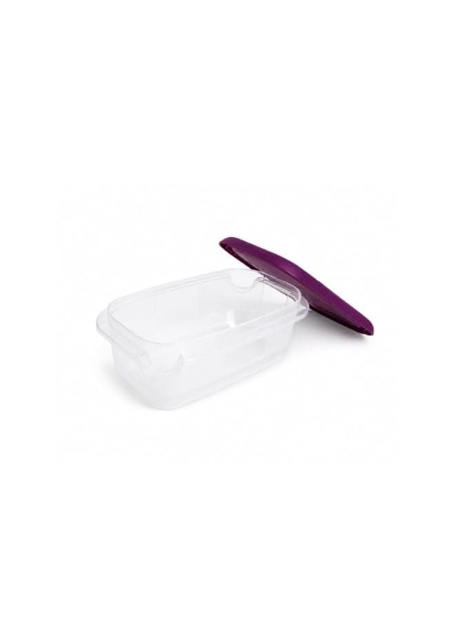 Airtight Food Storage Container 700 ml Purple 17.5 x 10 x 7.5 cm Storage Boxes