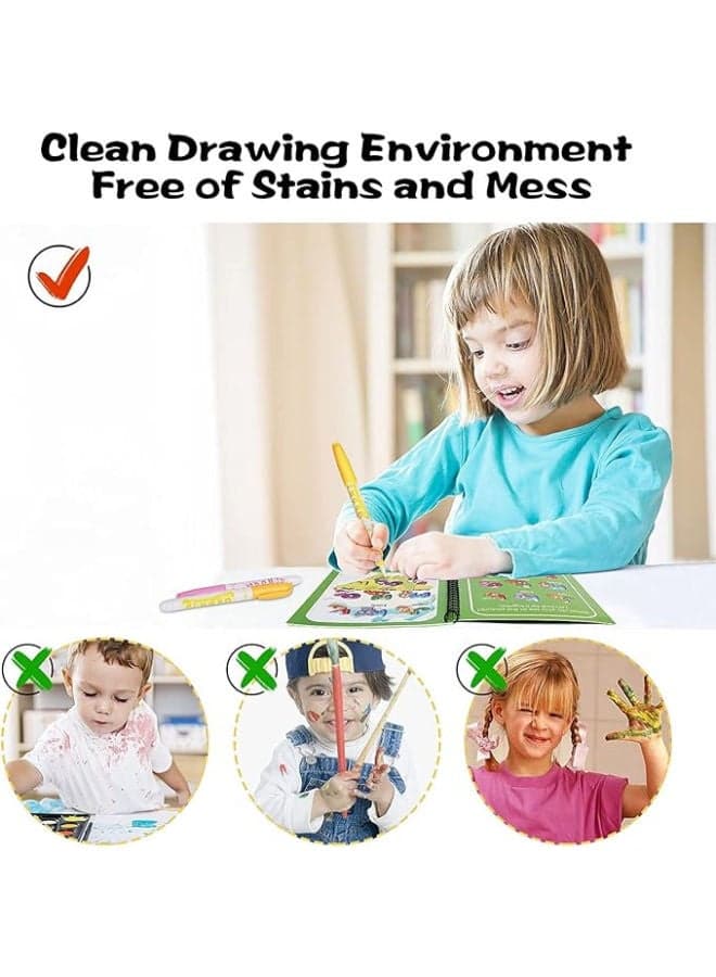 6 Set Of Water Doodle Books For Kids Drawing & Painting Supplies (٣)
