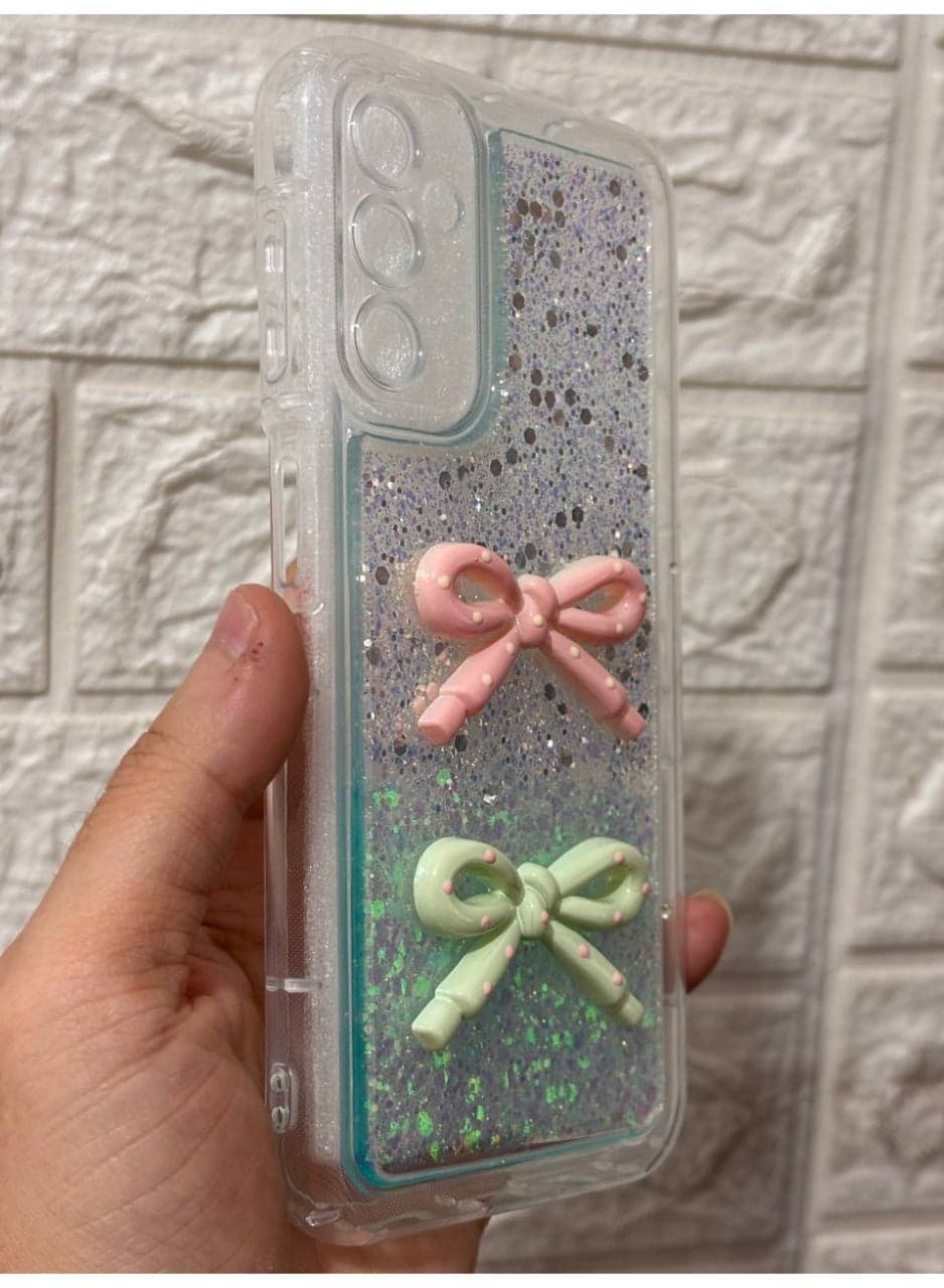 Back cover with a bow, compatible with the phone Samsung A14 Cases & Covers (٢)
