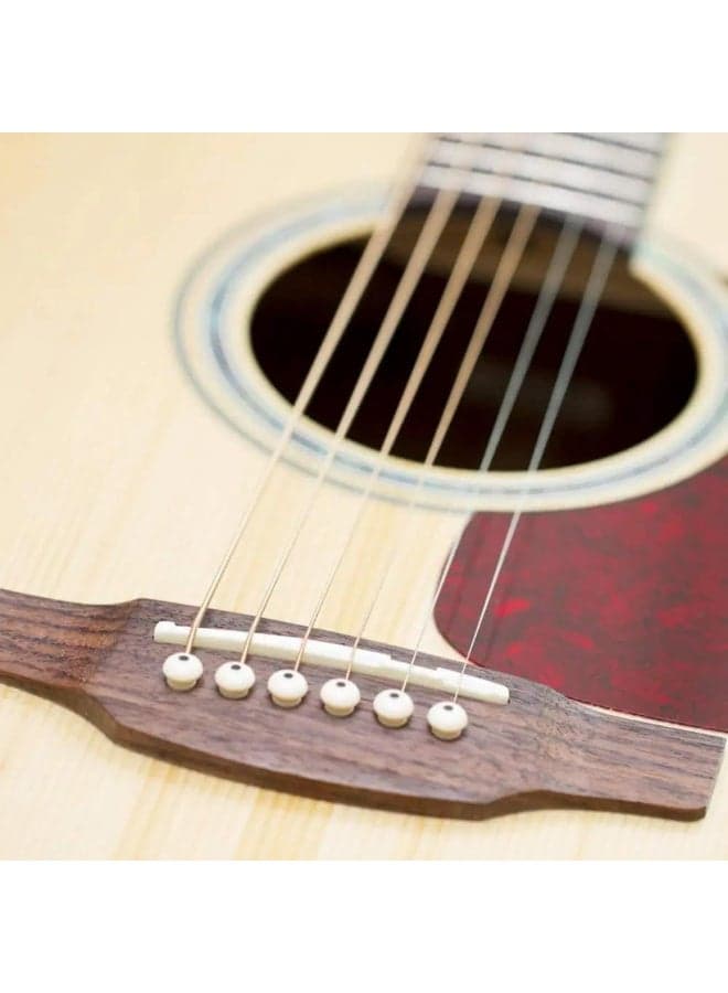 Acoustic Guitar Saddle Folk Guitar Bridge Replacement Repair Spare Part Accessory for Acoustic Folk 6-String Guitar (2)