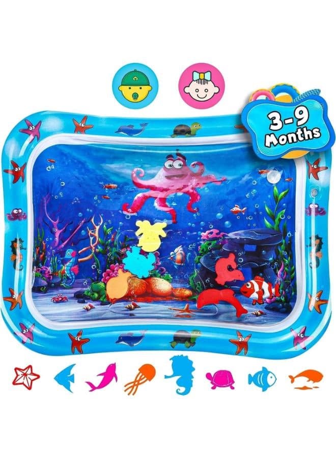 Kids Zone Inflatable Baby Tummy Time Water Mat Baby Gyms & Playmats (٦)