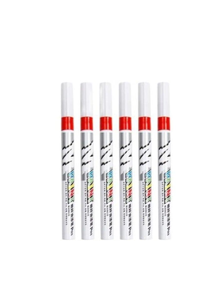M&G Chenguang thin rod Paint Marker Pen Waterproof Oily - No:AOMY8503 - Red - 1pcs Permanent Markers
