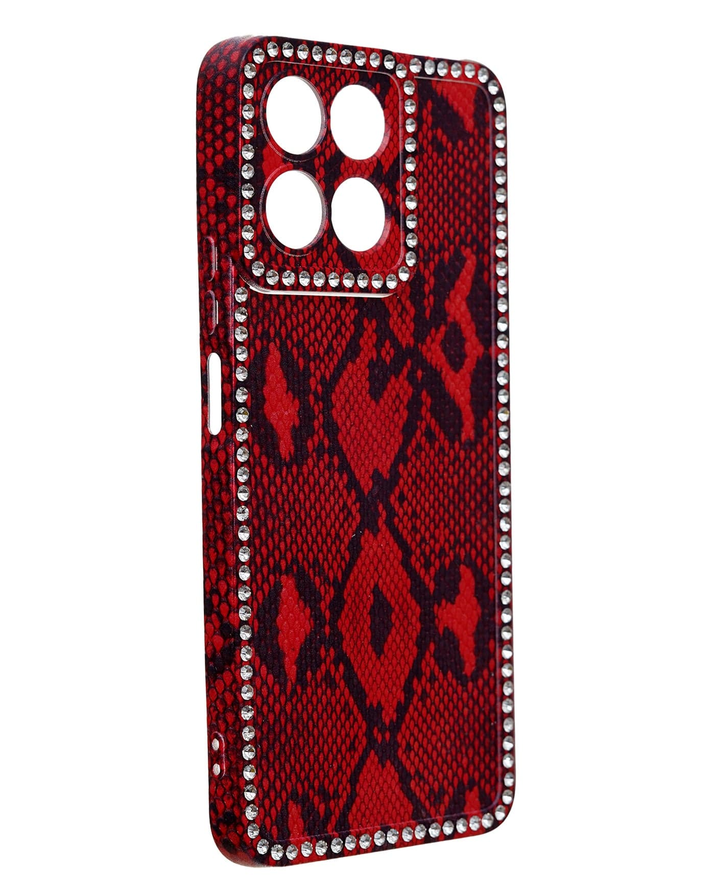 جراب هاتف بلاستيكي مرصع بأحجار الراين لهاتف هونر X8c - متعدد الألوان STM-098-HonX8c (2)