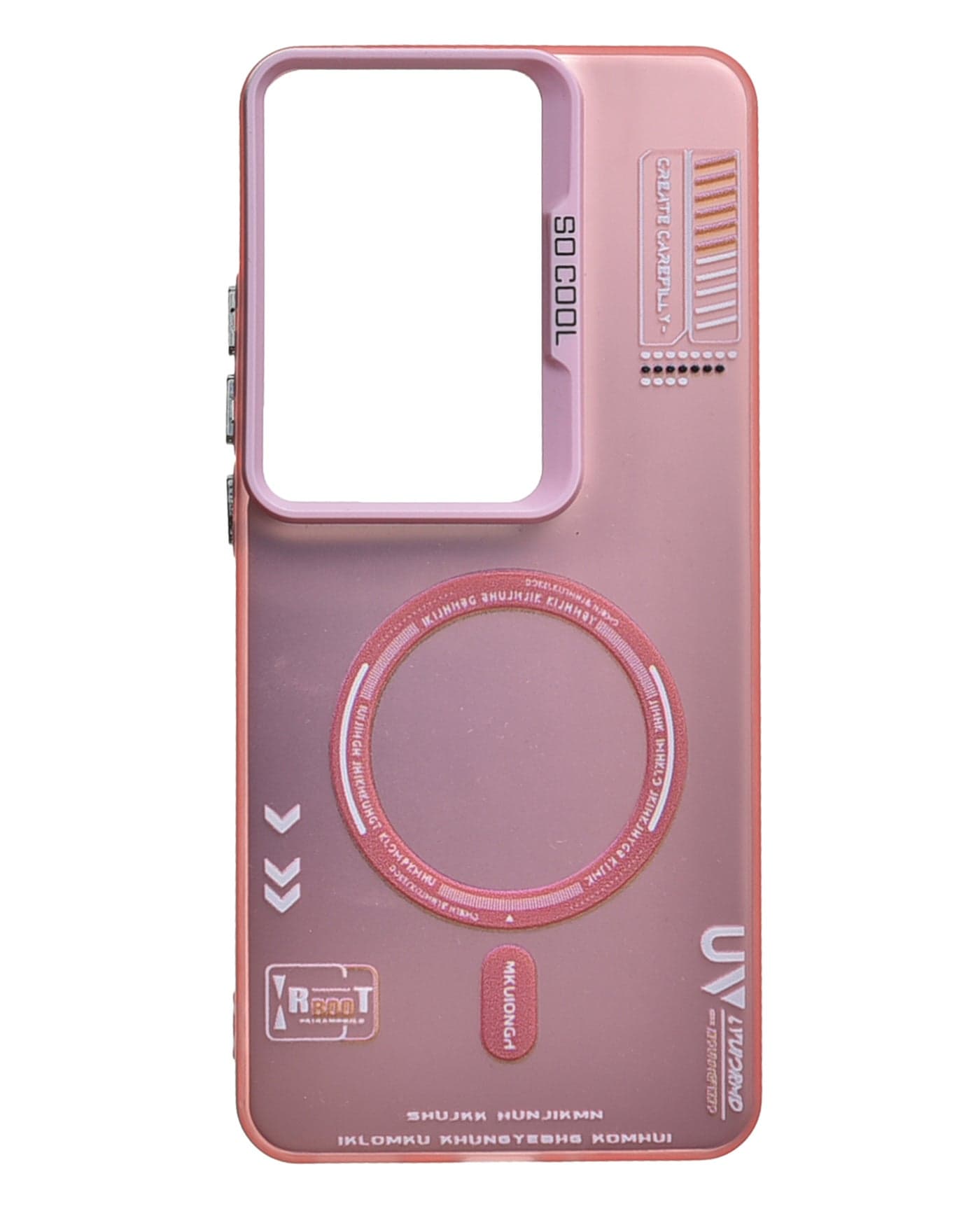 Plastic Phone Case for Oppo Reno 11F - Pink