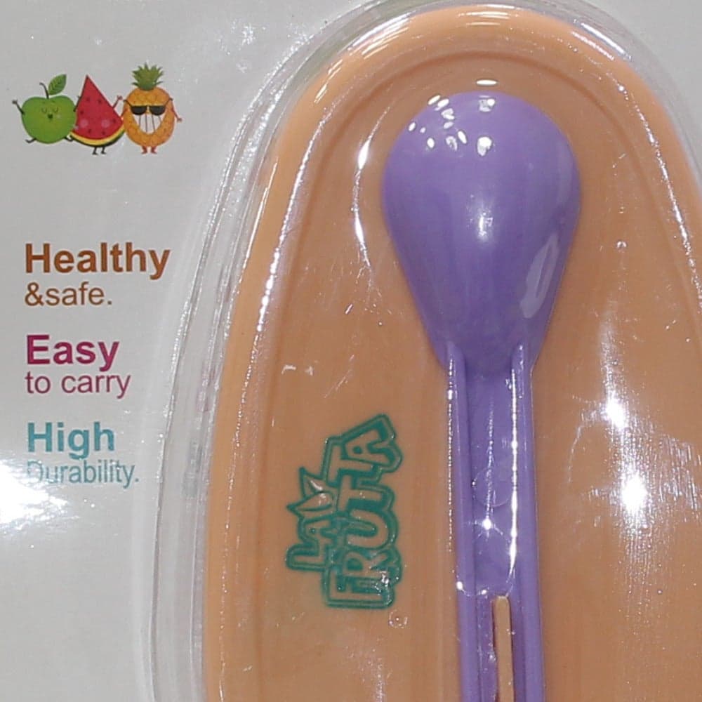 La Frutta Baby Plate and Spoon Set – Purple Nursery Decor (4)