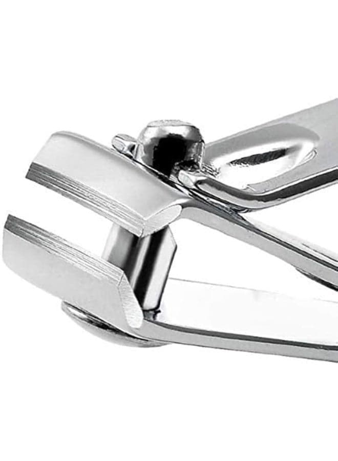Premium Stainless Steel Nail Clipper for Personal Care and Nail Grooming, Precision Curved Sharp Blades for Hands and Feet, Durable Professional Nail Trimming Tool, Classic Lever Design for Clean and Accurate Nail Cutting, Rust-Resistant, Portable and Easy to Use, Ideal for Home and Salon Use, High-Quality Manicure and Pedicure Nail Cutter for Safe, Fast, and Precise Nail Maintenance, Suitable for Adults and Kids, Personal Hygiene and Nail Care Essential. Grooming & Healthcare (٣)