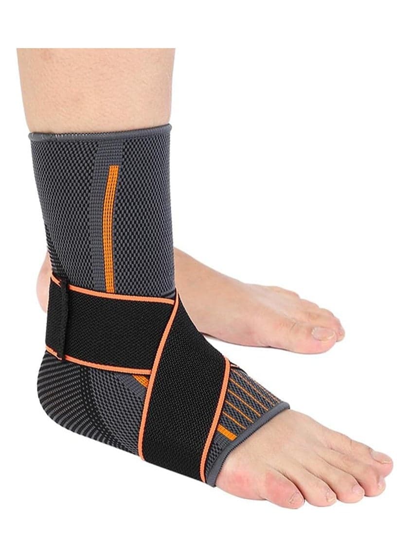Men's Ankle Support Brace Compression Breathable Foot Elastic Guard Strap