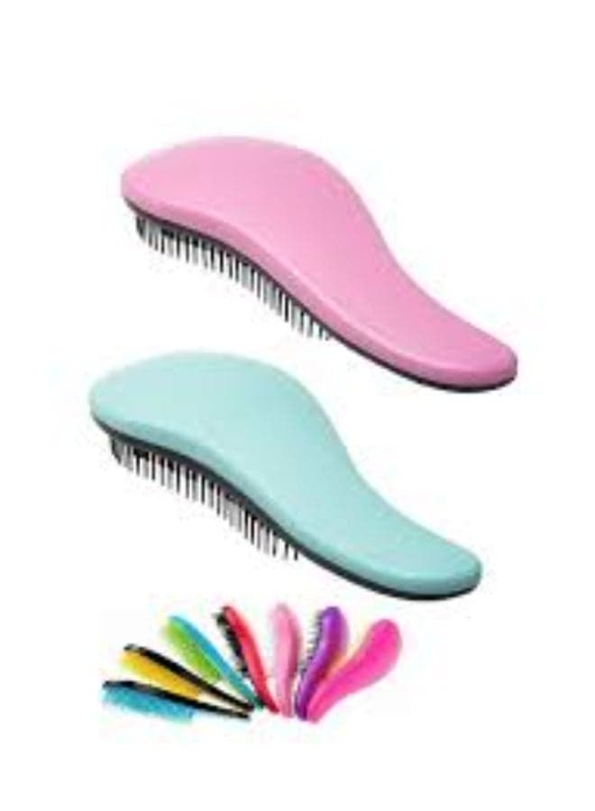 1 piece Detangling Brush Professional Painless Detangling Wet Hair Brush for Women Men and Kids (Multi Color)