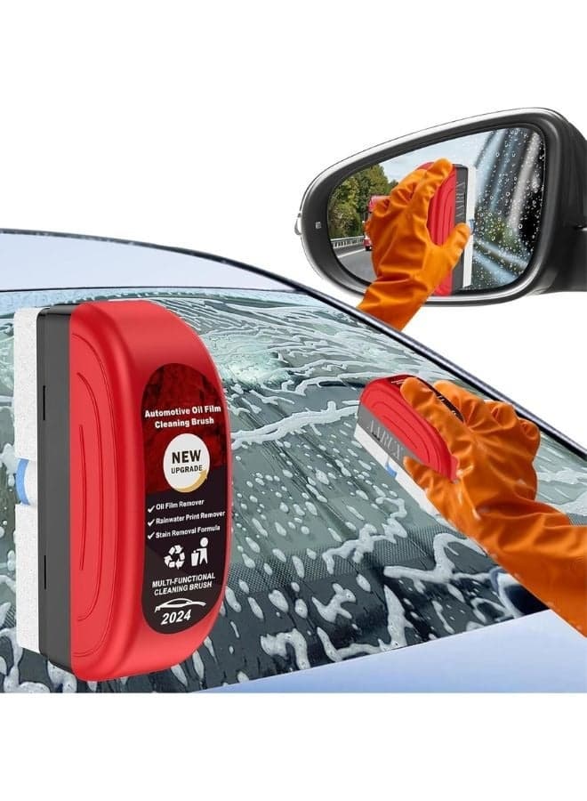 Automotive Oil Film Cleaning Brush, Glass Cleaning Board, Car Windshield Cleaner & Remover, Powerful Visual Effect Enhancer Car Polish Machines