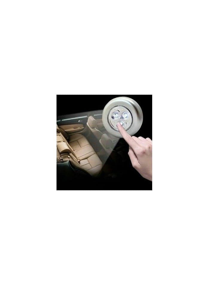 Wireless LED lamp Can be stuck anywhere on the wall cabinet, bathroom or kitchen one piece Car Replacement Bulbs (4)
