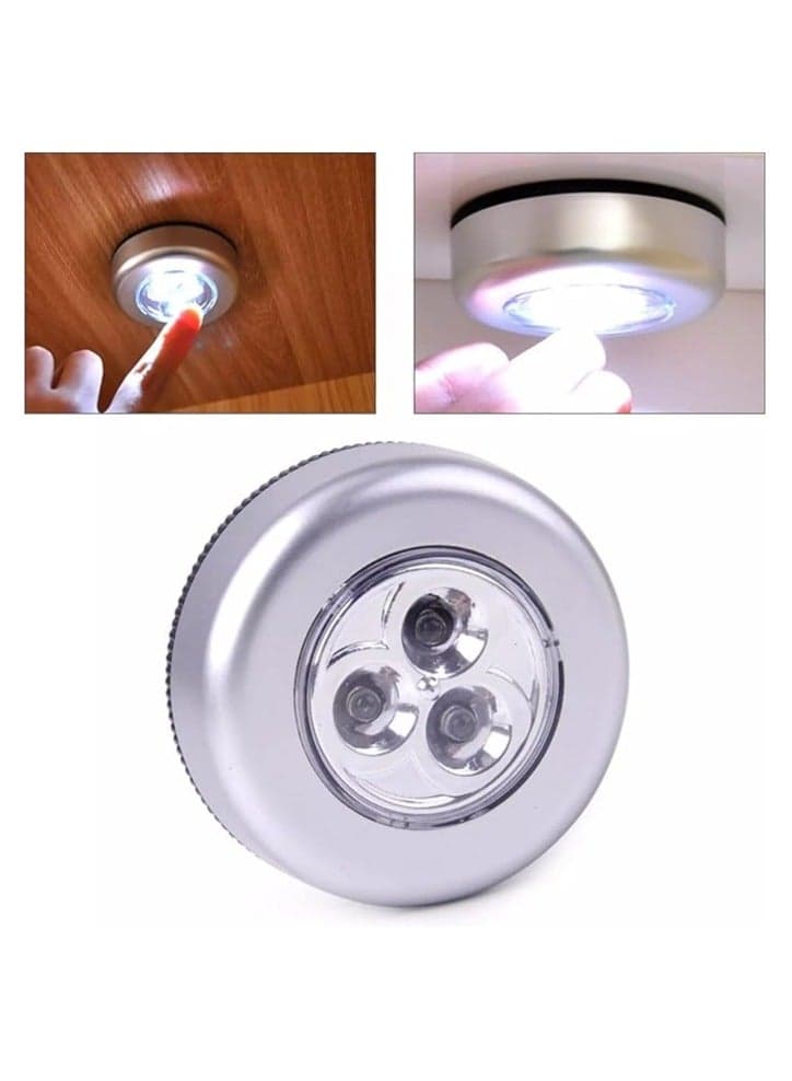 Wireless LED lamp Can be stuck anywhere on the wall cabinet, bathroom or kitchen one piece Car Replacement Bulbs (6)