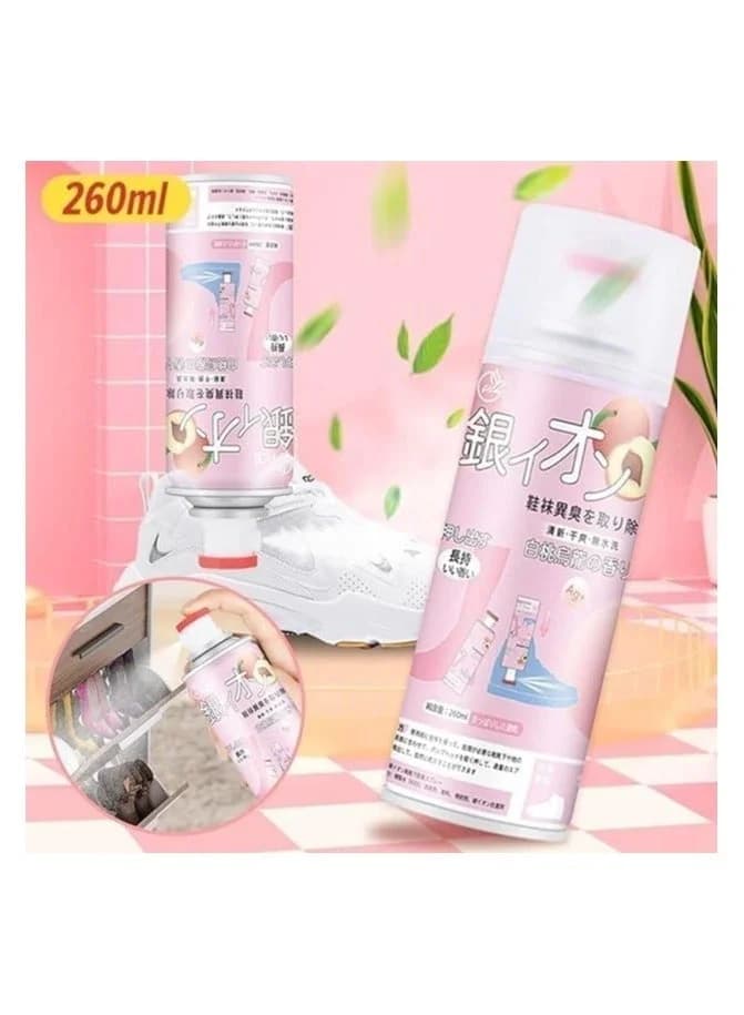 Foot disinfectant and shoe deodorizer spray to eliminate shoe odor, disinfectant, deodorizer, deodorizing spray (260 ml - 1 pack) Women's Shoe Care & Accessories