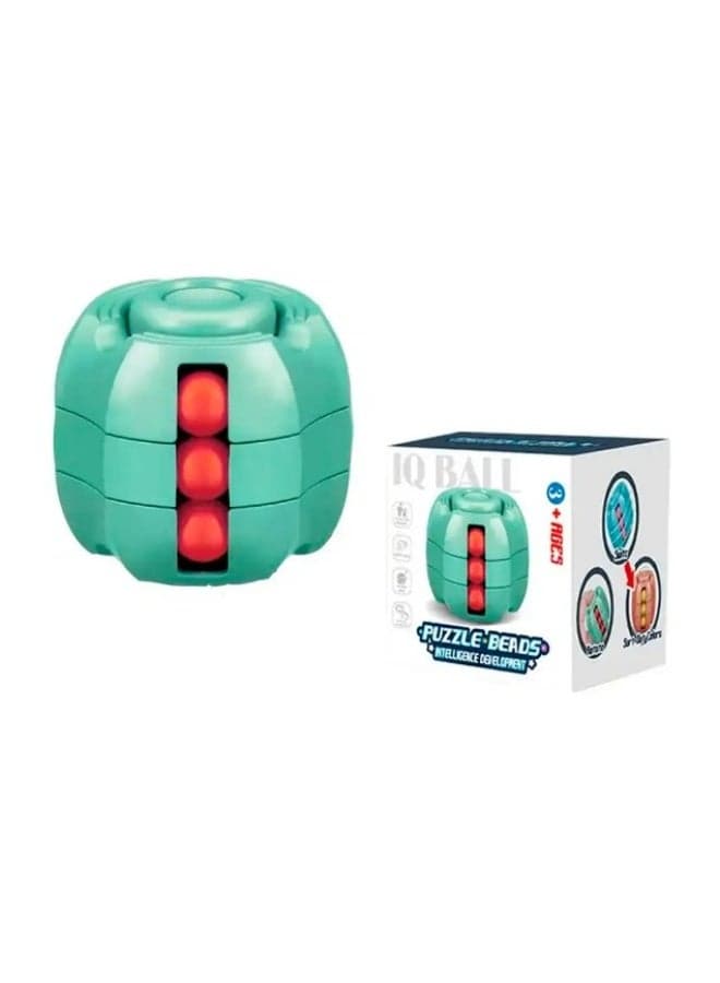 Magic Bean Rotating Toy, Creative Finger Rotating Spinner, Stress Relief Toy. (green) Fidget Spinners