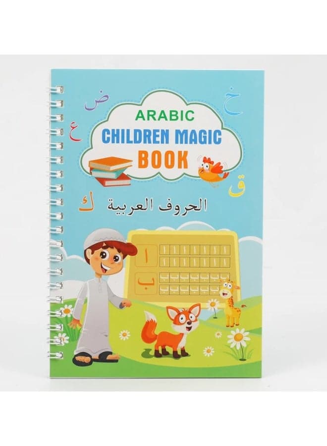 Magic Arabic Handwriting Practice Workbook Set for Kids Early Childhood Education Materials
