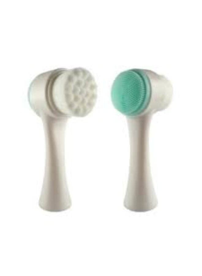 women Silicone Face Mask Applicator - 2 in1Double-Sided Scrubber Brush Tool 1PC Face Brushes & Sponges (٢)