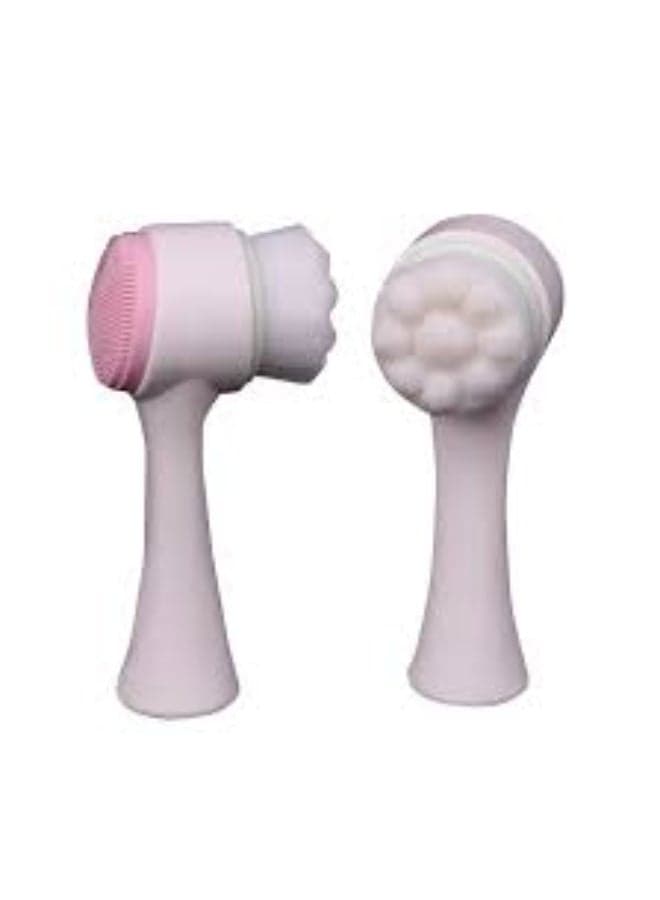 women Silicone Face Mask Applicator - 2 in1Double-Sided Scrubber Brush Tool 1PC Face Brushes & Sponges (٣)