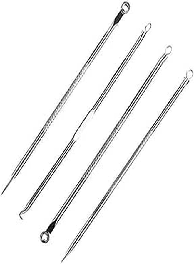 Fully Black Head Removal White Head Removal And Pimple Extract Tools For Unisex Easy To Use At Home/Salon And Parlour Use Set Of 4 Pcs 10 Gram Pack Of 1 Blackhead & Acne Remover