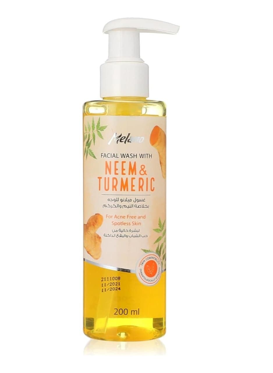 Facial Wash With Neem Turmeric 200 ML Face Wash