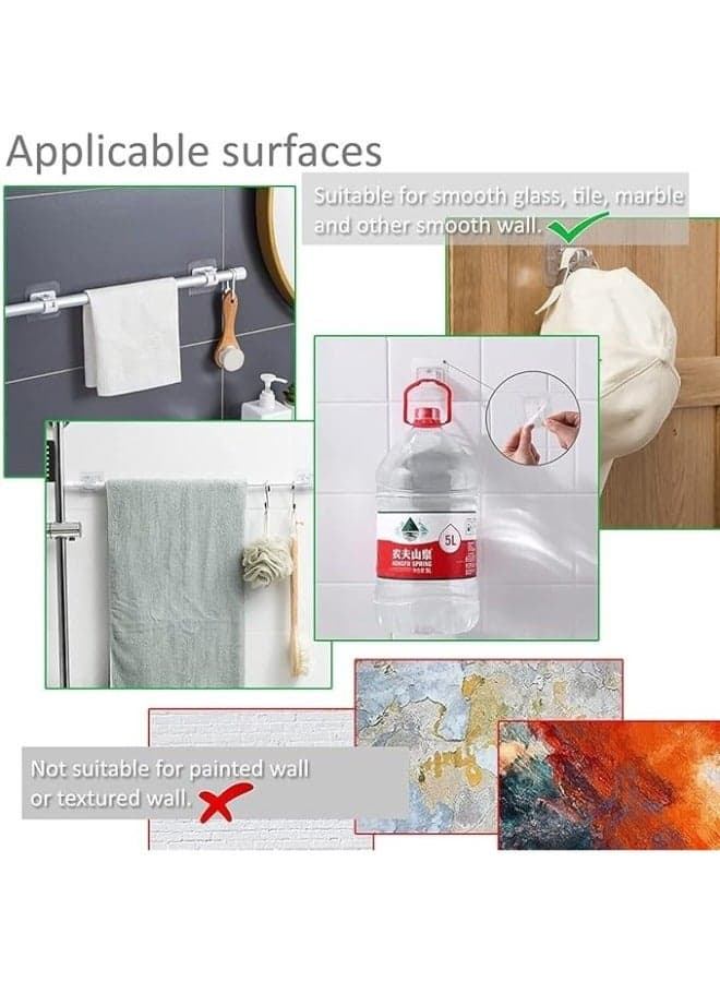 2 Pieces Suspension hook and pipe holder Countertop and Wall Organistion (6)