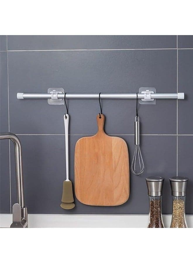2 Pieces Suspension hook and pipe holder Countertop and Wall Organistion (7)